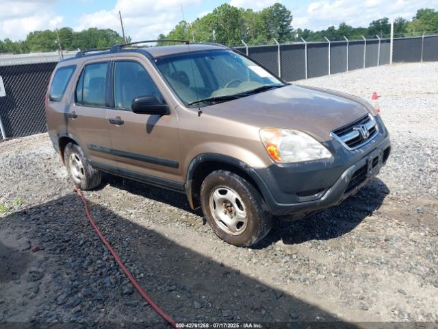 2004 Honda Cr-v Lx მანქანა იყიდება აუქციონზე, vin: SHSRD68494U201031, აუქციონის ნომერი: 42761258
