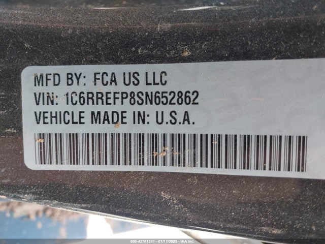 RAM 1500 2025 1C6RREFP8SN652862 Image 9