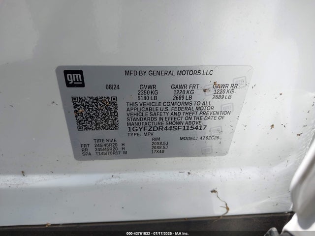 2025 CADILLAC XT4 1GYFZDR44SF115417 Photo 8
