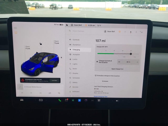 5YJYGDEEXMF075144 Tesla Model Y