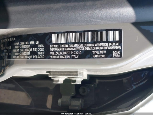 Jeep Renegade 2020 ZACNJBAB7LPL73210 Image 9