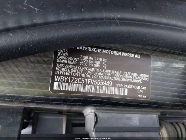2015 BMW I3 WBY1Z2C51FV555949 Photo 8