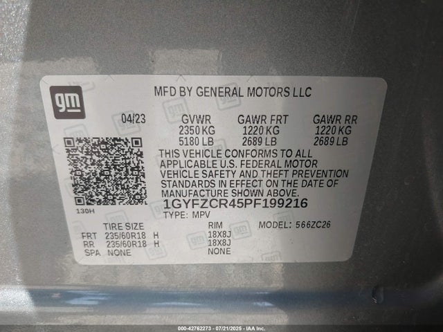 2023 CADILLAC XT4 1GYFZCR45PF199216 Photo 8