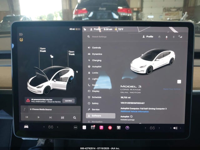 2021 TESLA MODEL 3 5YJ3E1EB1MF855487 Photo 6