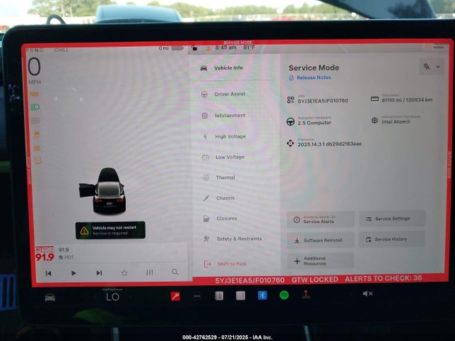 2018 TESLA MODEL 3 5YJ3E1EA5JF010760 Photo 6