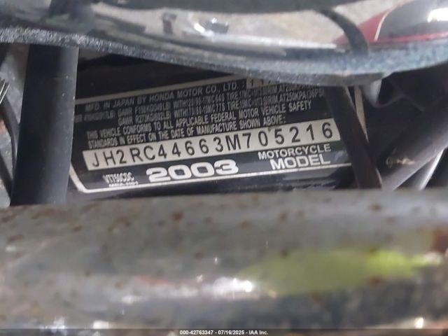 2003 HONDA VT750 JH2RC44663M705216 Photo 9