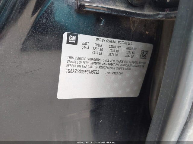 2014 CADILLAC CTS 1G6AZ5S35E0185722 Photo 8