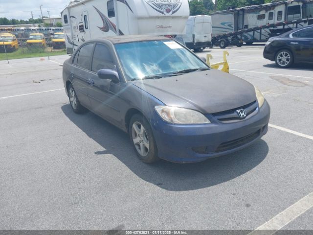 2004 HONDA CIVIC 2HGES26794H595692