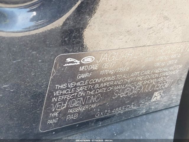 2018 JAGUAR XF SAJBD4FX1JCY56501 Photo 8