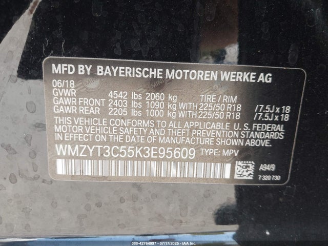 2019 MINI COUNTRYMAN WMZYT3C55K3E95609 Photo 8