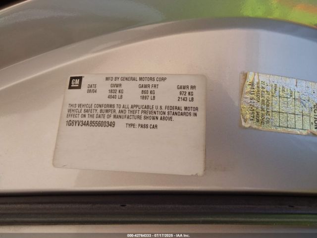 2005 CADILLAC XLR 1G6YV34A855600349 Photo 8