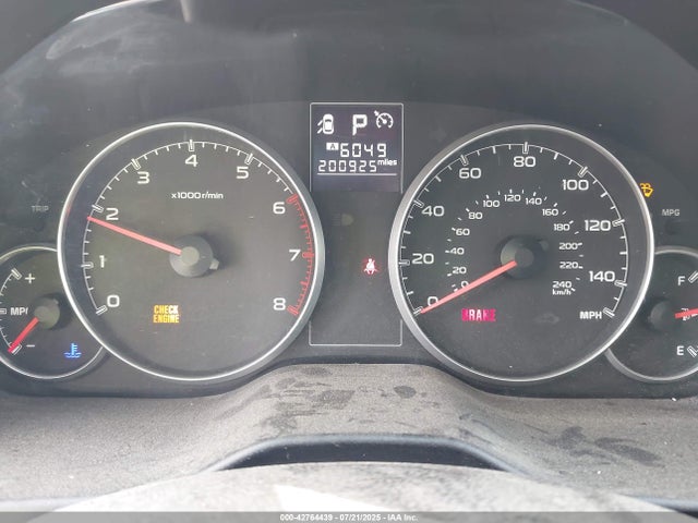 4S4BRCDC0E3224777 Subaru 2.5na u6