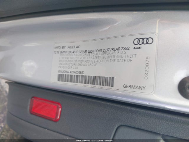 2019 AUDI A4 WAUGMAF42KA036852 Photo 8