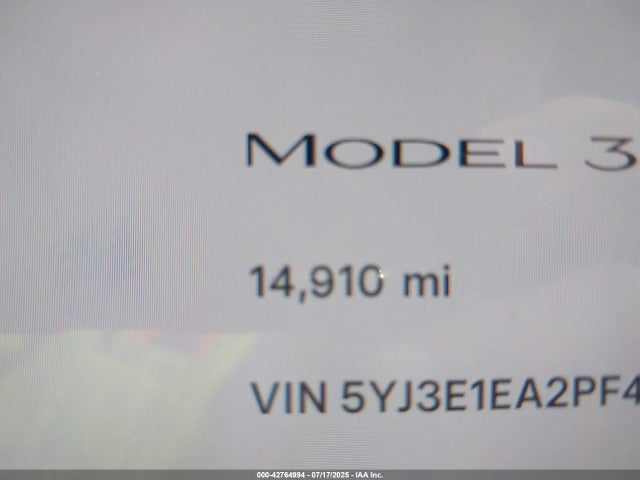 5YJ3E1EA2PF428752 Tesla 2023