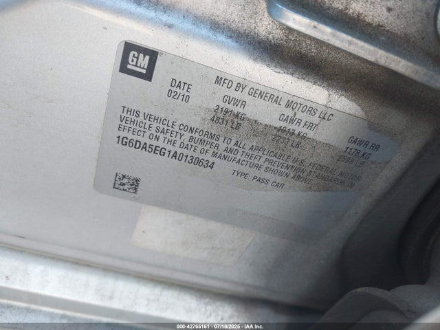 2010 CADILLAC CTS 1G6DA5EG1A0130634 Photo 8