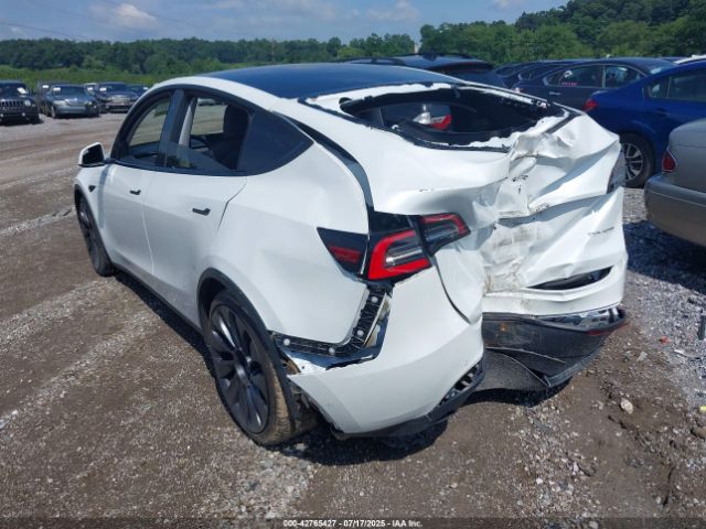 2021 TESLA MODEL Y 5YJYGDEF2MF075485 Photo 2