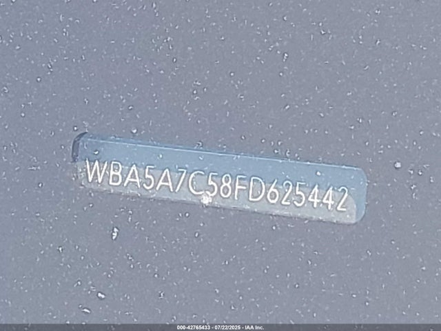 WBA5A7C58FD625442 BMW 2015