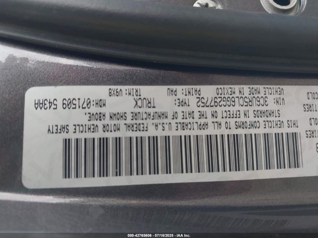 3C6UR5CL6GG297752 RAM 2500