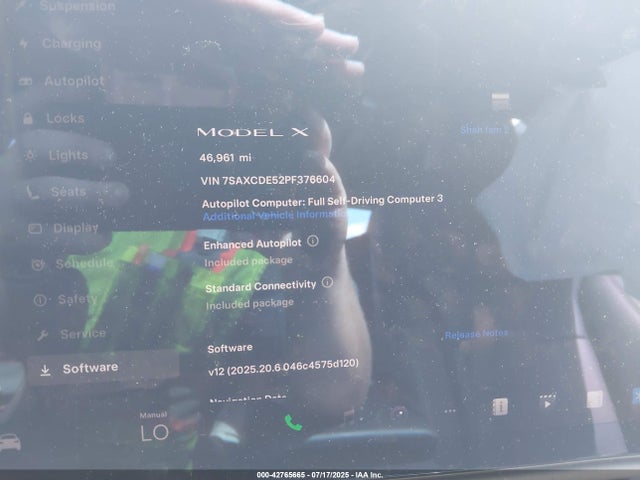 2023 TESLA MODEL X 7SAXCDE52PF376604 Photo 6