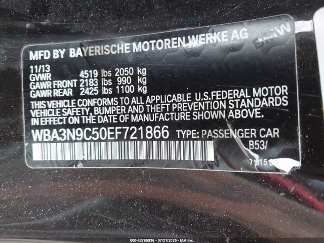 BMW 428i 2014 WBA3N9C50EF721866 Image 9