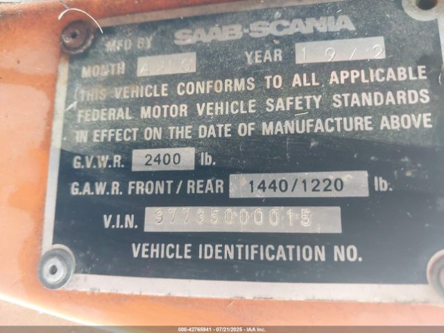 1973 SAAB SONETT 97735000015 Photo 8