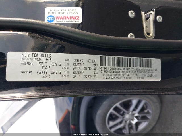 3C4NJCBB1LT169325 Jeep 2020