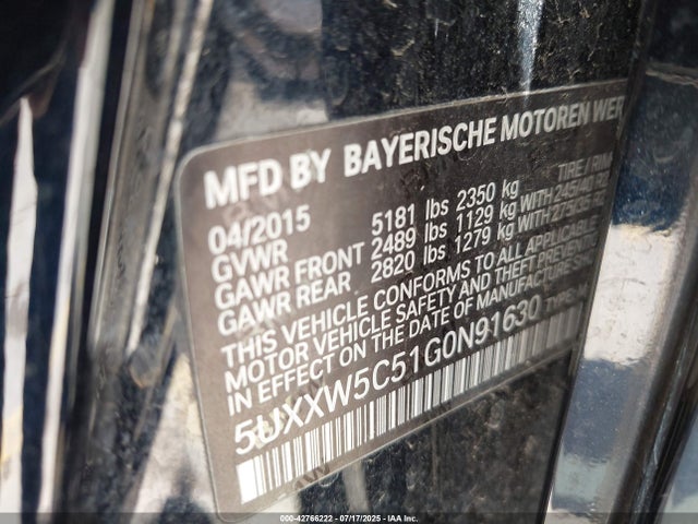 5UXXW5C51G0N91630 BMW X4