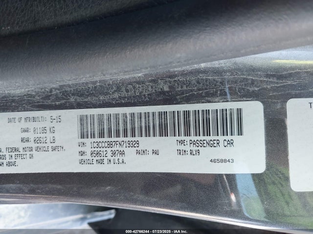 1C3CCCBB7FN719329 Chrysler 200