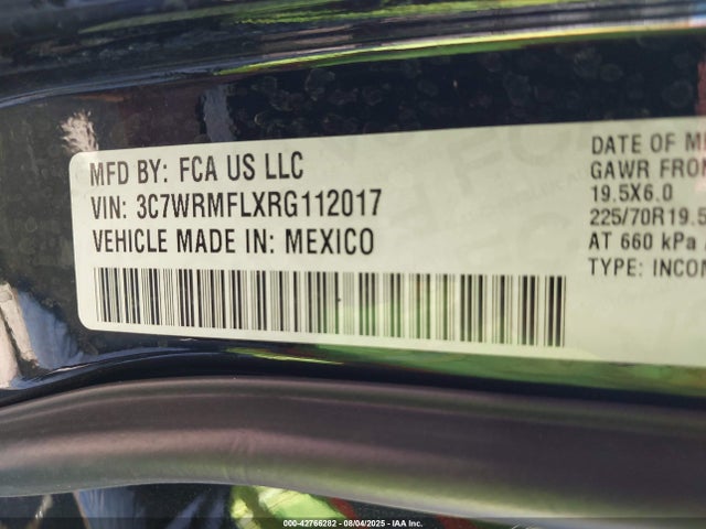 RAM 5500 Chassis Tradesman/slt 2024 3C7WRMFLXRG112017 Image 9