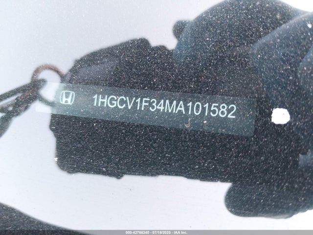 1HGCV1F34MA101582 Honda l15be