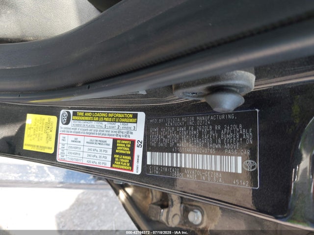 4T1G11AK0RU240765 Toyota a25a-fks