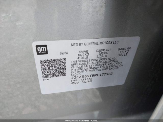 2024 CHEVROLET MALIBU 1G1ZE5ST5RF177322 Photo 8