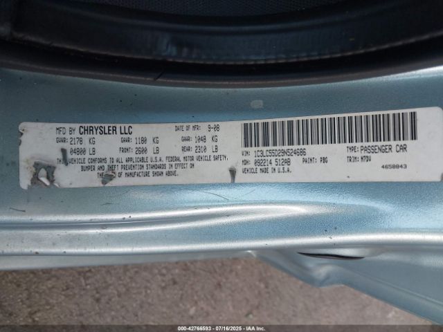 2009 CHRYSLER SEBRING 1C3LC55D29N524686 Photo 8