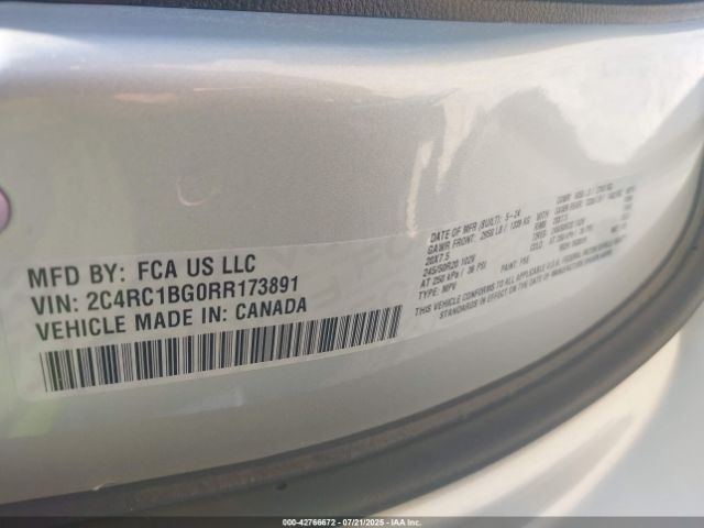 2024 CHRYSLER PACIFICA 2C4RC1BG0RR173891 Photo 8