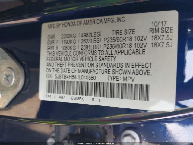 2018 ACURA RDX 5J8TB4H54JL010580 Photo 8