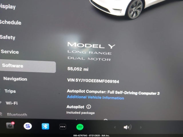 2021 TESLA MODEL Y 5YJYGDEE8MF069164 Photo 6