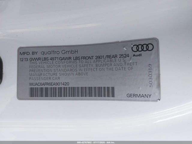 2014 AUDI RS 5 WUAC6AFR6EA901420 Photo 8