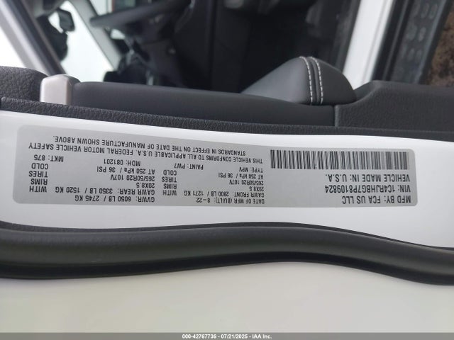 1C4RJHBG7P8109824 Jeep Grand Cherokee