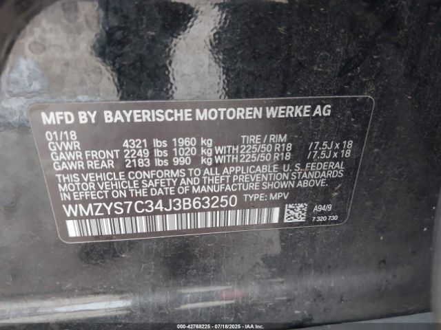 2018 MINI COUNTRYMAN WMZYS7C34J3B63250 Photo 8