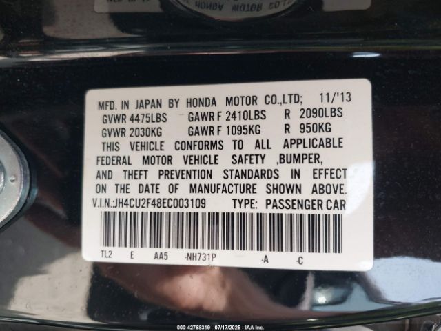 2014 ACURA TSX JH4CU2F48EC003109 Photo 8