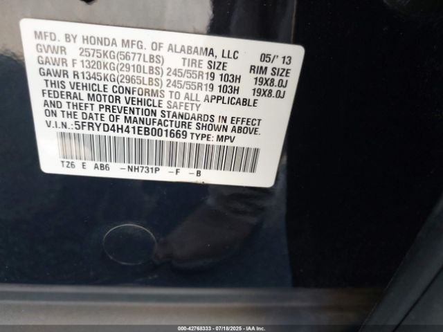 2014 ACURA MDX 5FRYD4H41EB001669 Photo 8