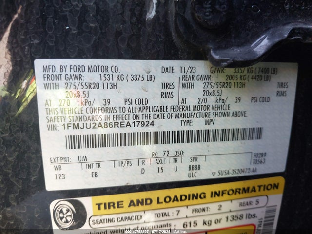 Ford gtdi-standard 2024 1FMJU2A86REA17924 Image 9