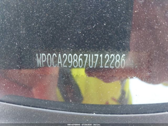 2007 PORSCHE BOXSTER WP0CA29867U712286 Photo 8