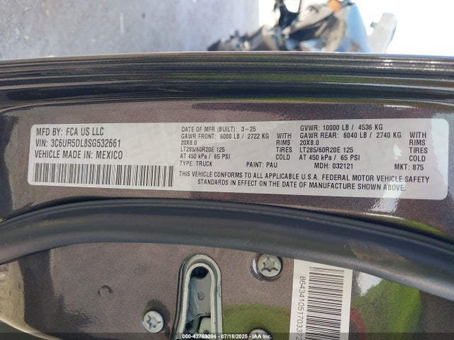 RAM 2500 2025 3C6UR5DL8SG532661 Image 9