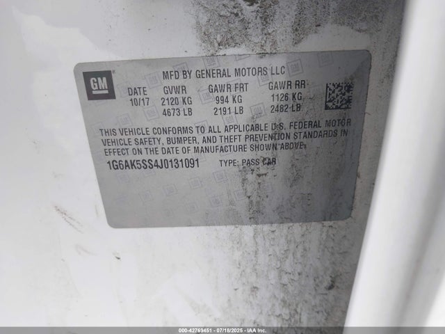 2018 CADILLAC ATS 1G6AK5SS4J0131091 Photo 8