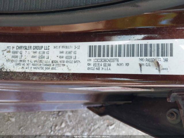 2012 CHRYSLER 200 1C3CCBCB6CN233776 Photo 8
