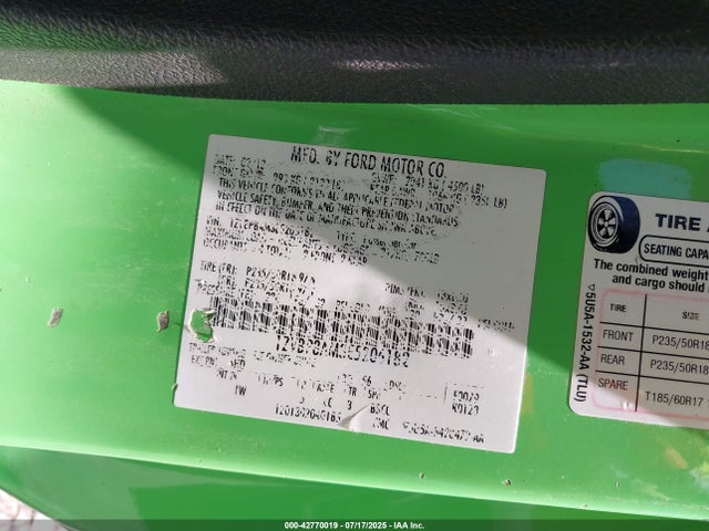 1ZVBP8AM3E5206182 Ford 2014