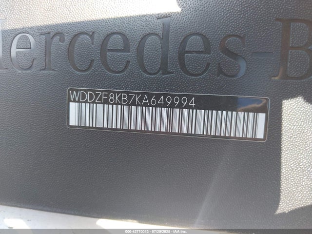 WDDZF8KB7KA649994 Mercedes-Benz m177