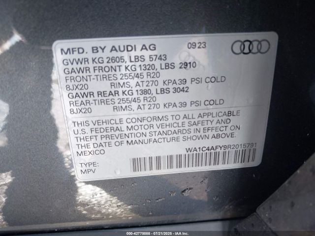 2024 AUDI SQ5 WA1C4AFY9R2015791 Photo 8