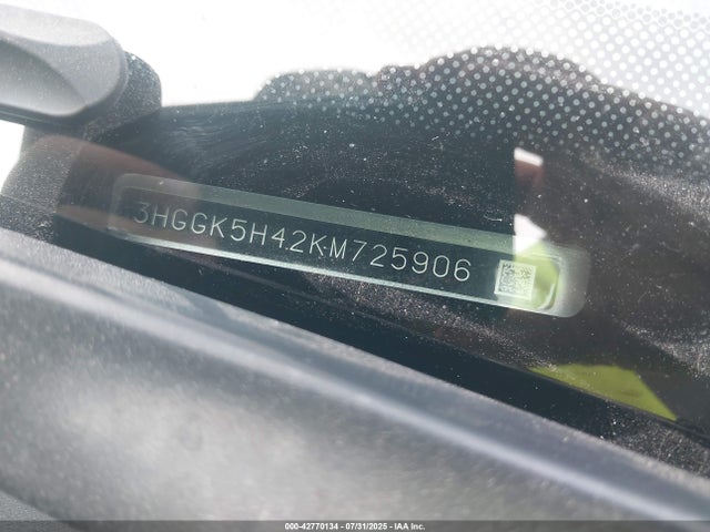 3HGGK5H42KM725906 Honda l15b1